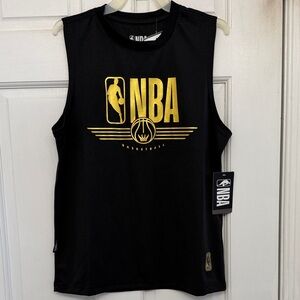 NBA Black and Gold Logo Tank Top